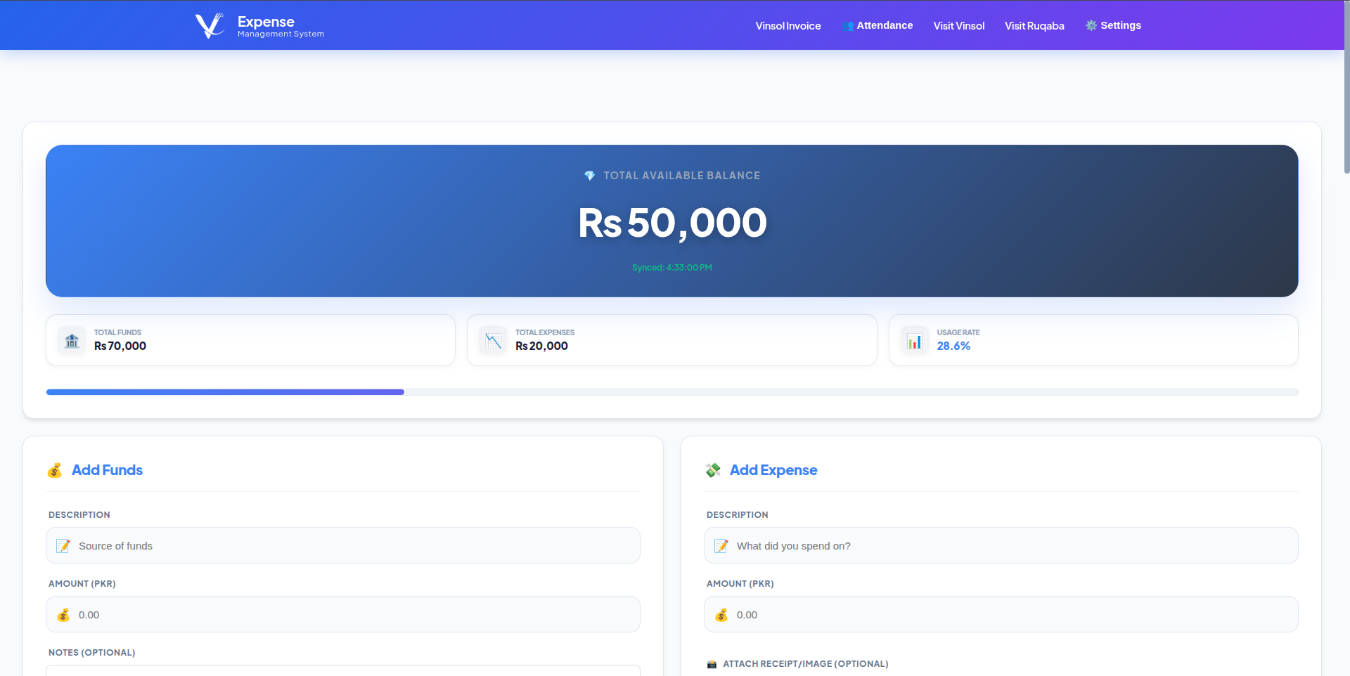 Expense Management System
