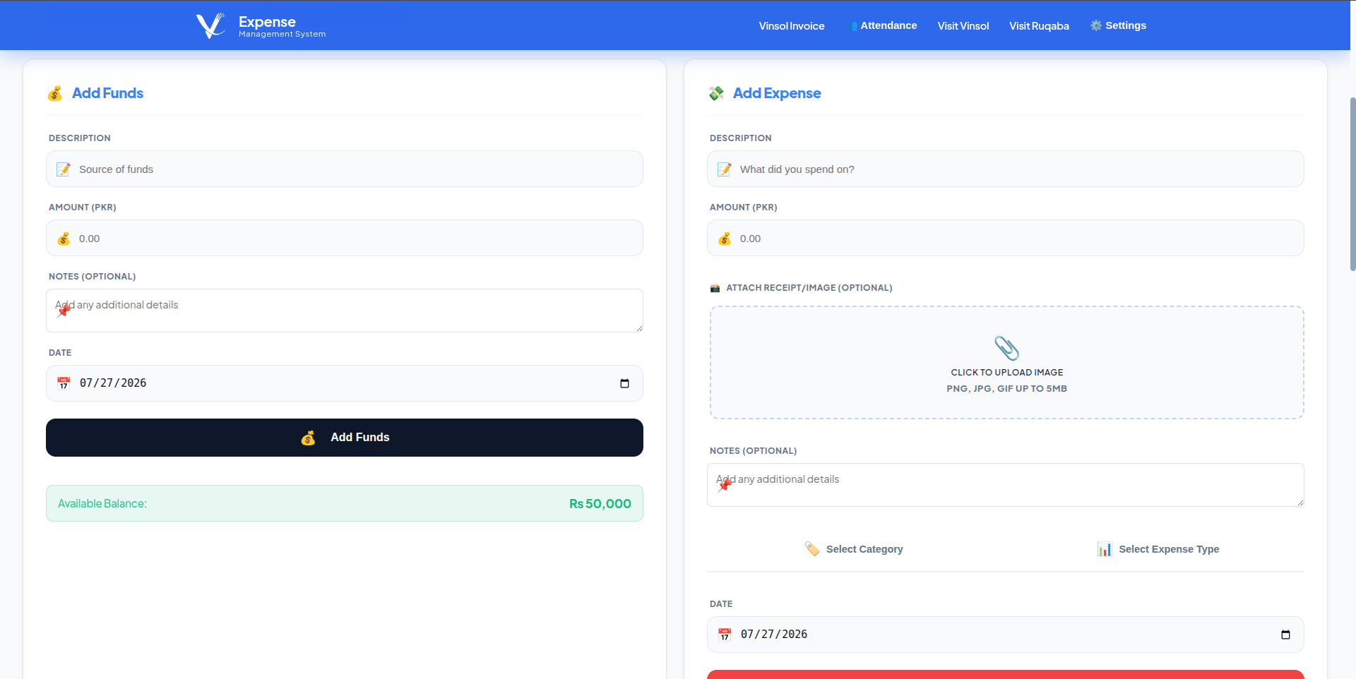 Expense Management System
