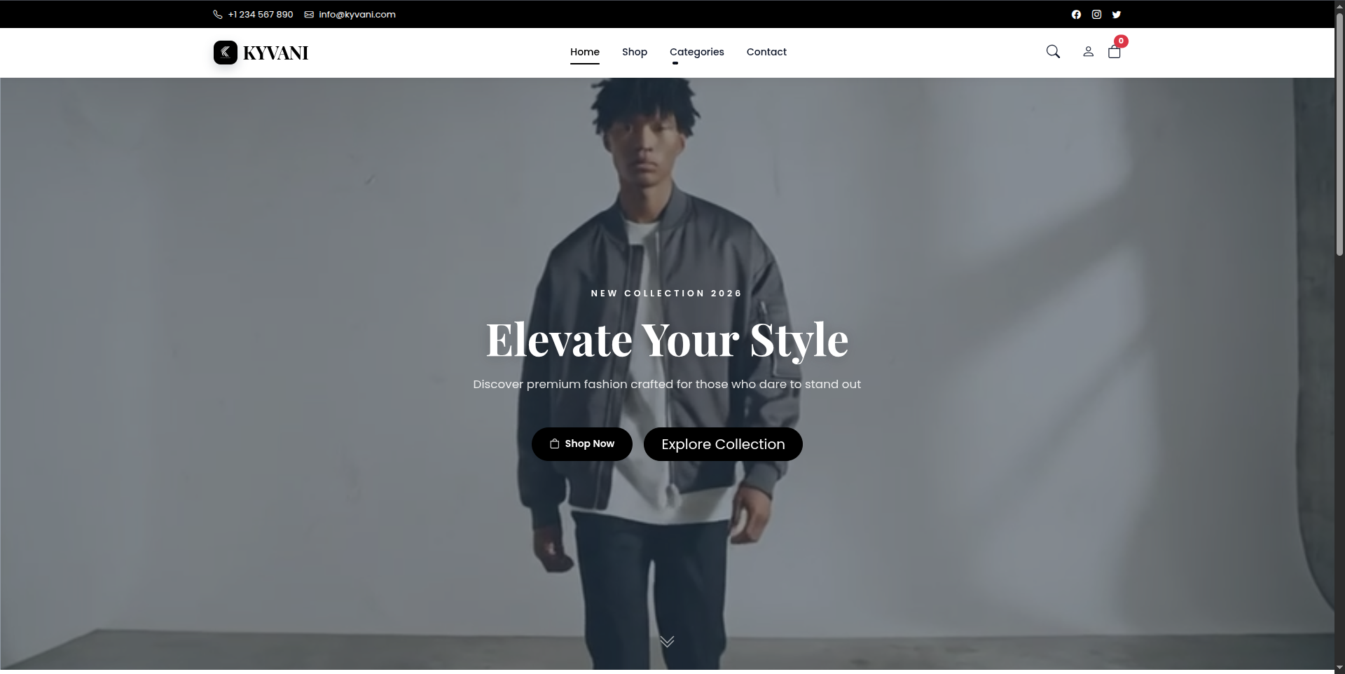Kyvani E-Commerce